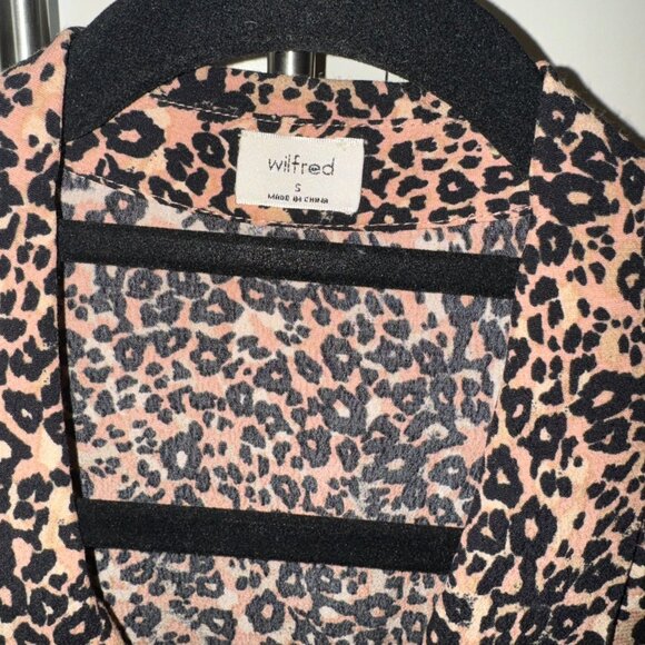 Aritzia Wilfred Leopard Shirt Dress - Picture 3 of 4